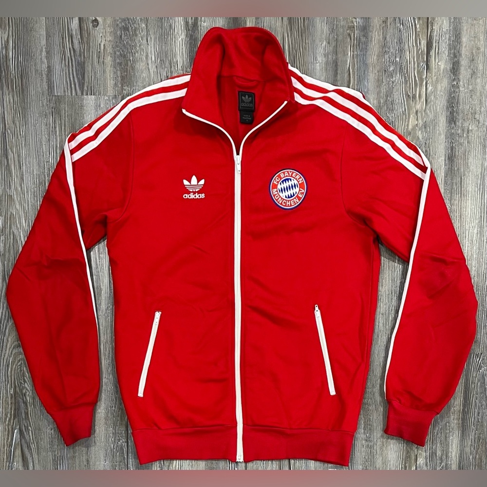 2009/2010 Adidas Bayern Munich Full Zip Track Jacket Men’s Size S